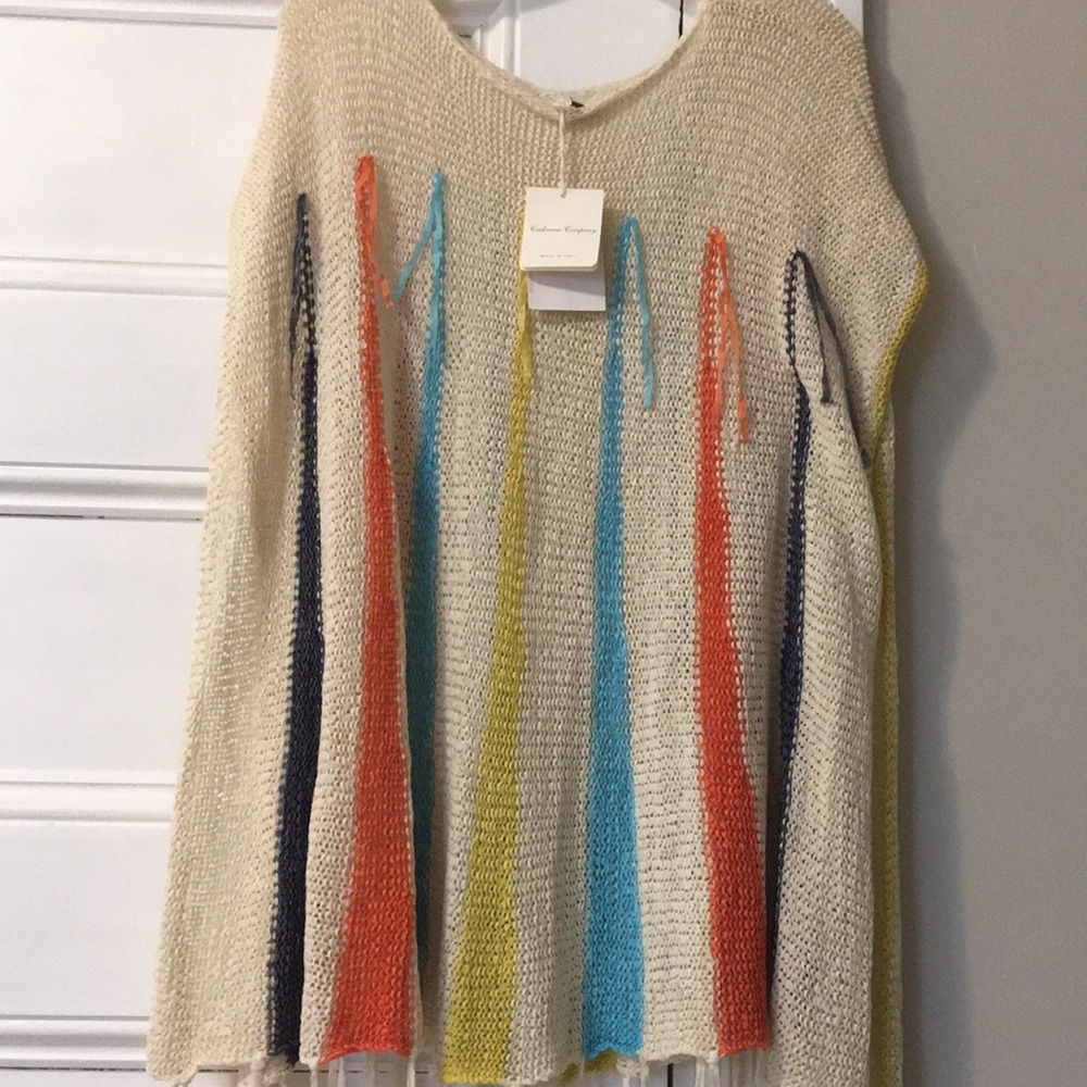 Cashmere Company Poncho made in Italy